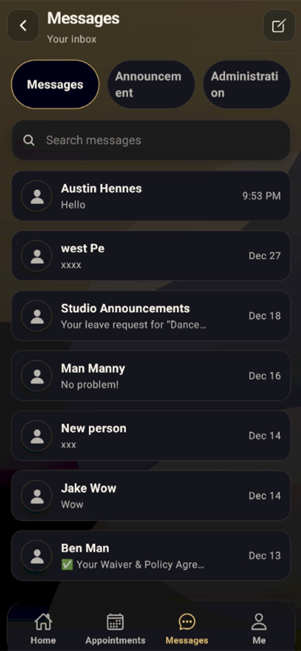 iPhone screenshot
