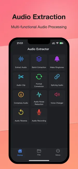 Audio Extractor &MP3 Converter screenshot 1