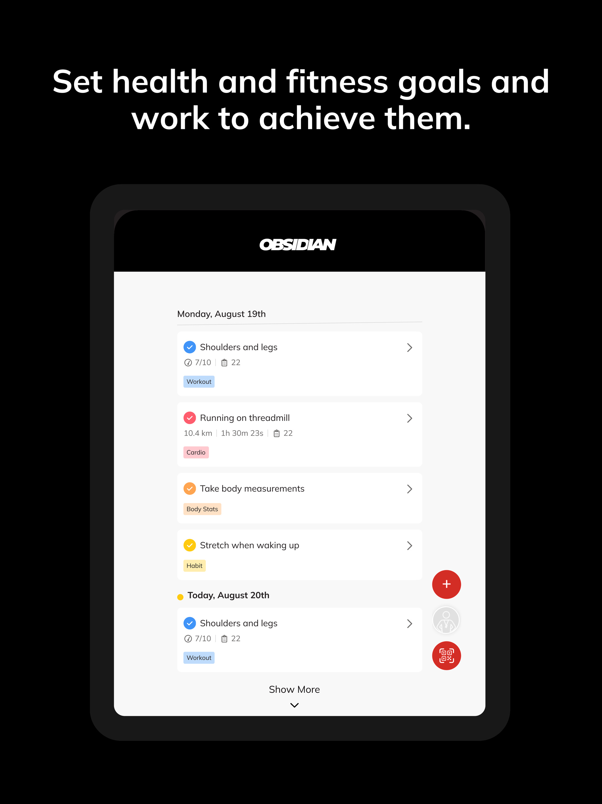 Obsidian Coaching screenshot 10