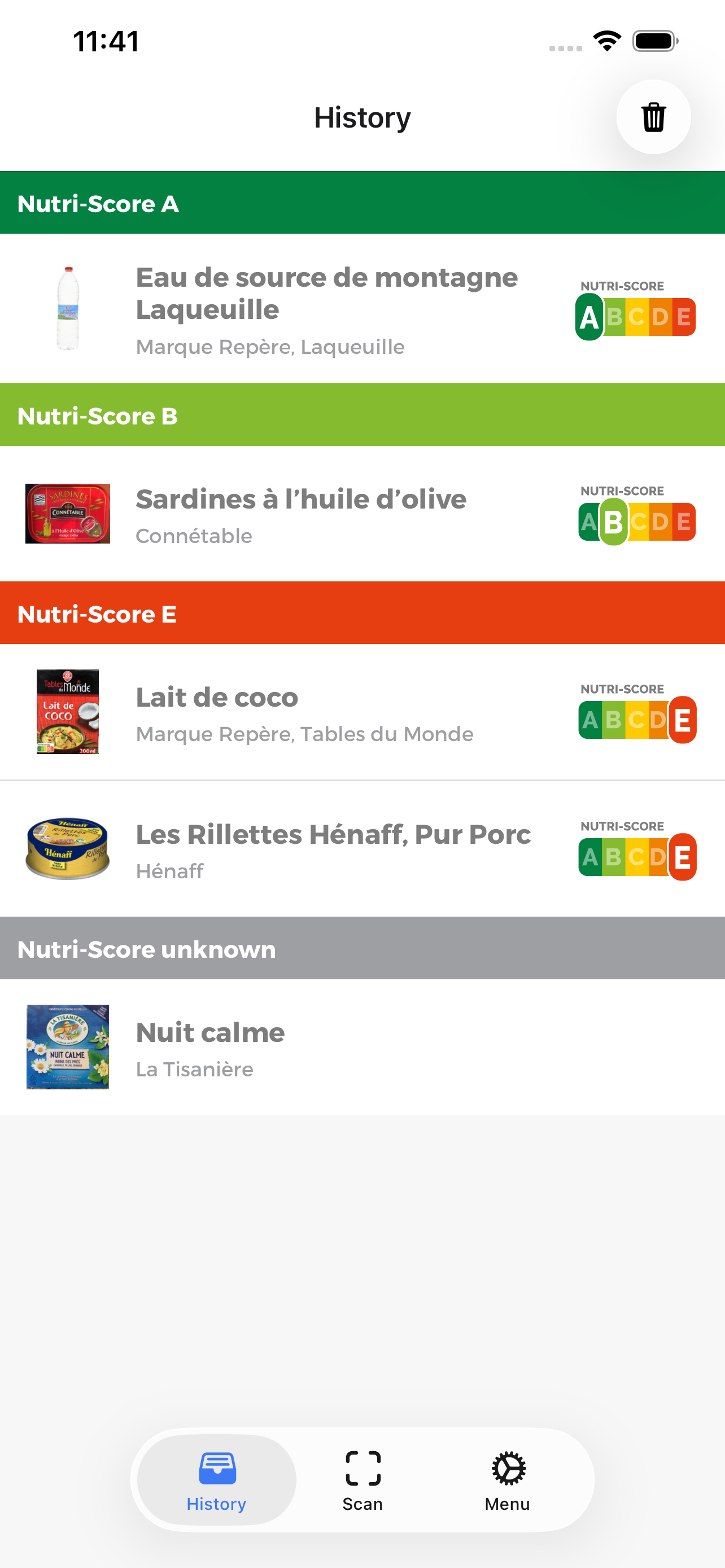 Nutri Score Scan screenshot 3