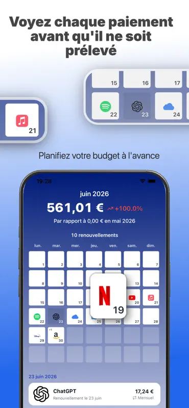 SnapSub: Suivi Abonnements screenshot 2 of 7