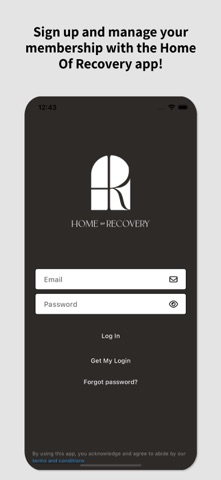 HOMEOFRECOVERY screenshot