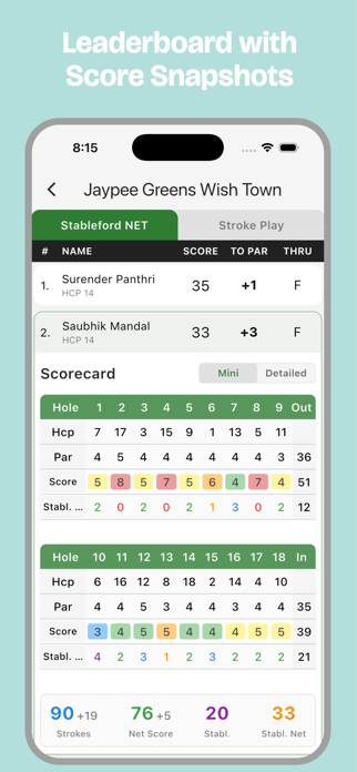 Fun Golf Score Screenshot 6 of 7