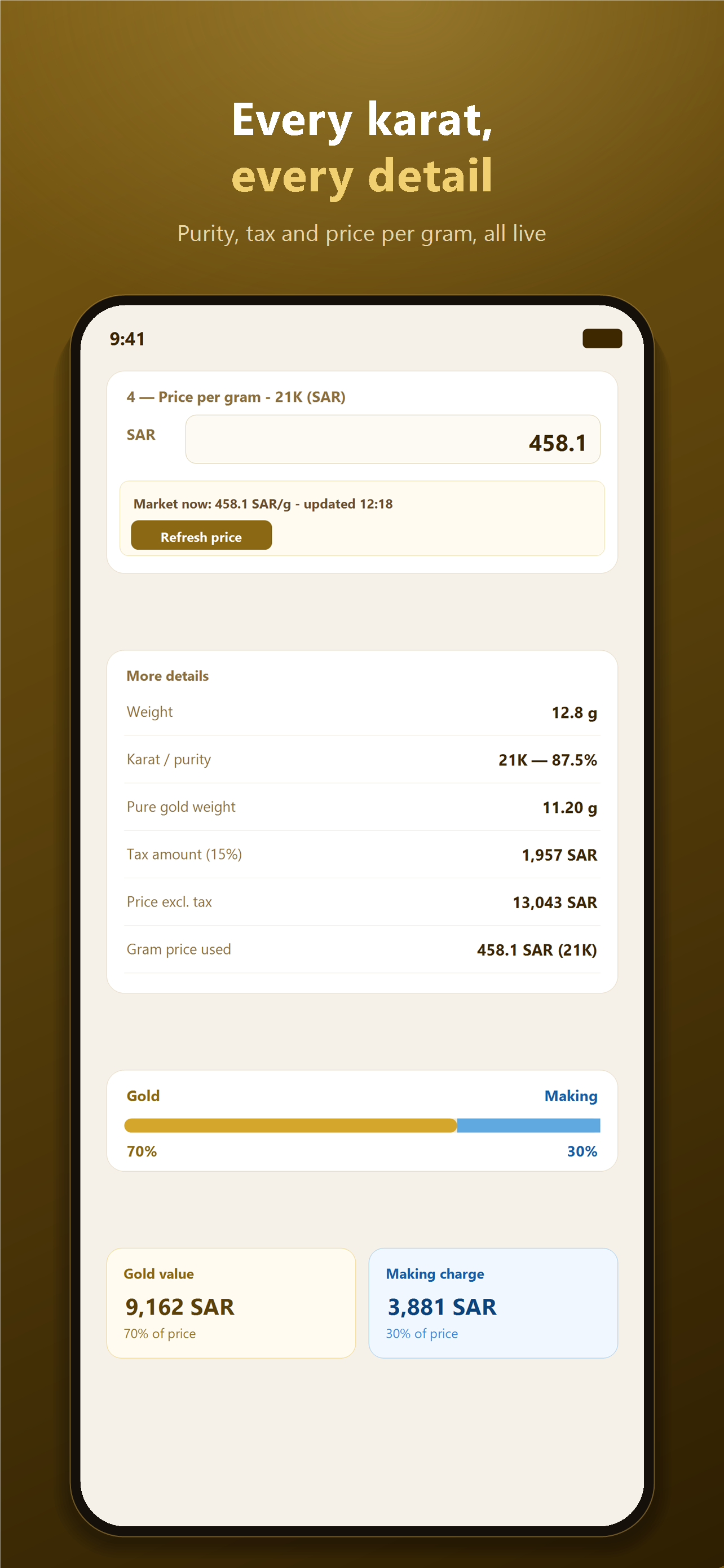 Gold Price & Making Charge screenshot 3