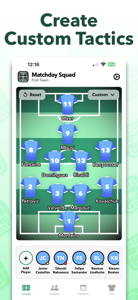 Matchday Squad - Sports App | MWM