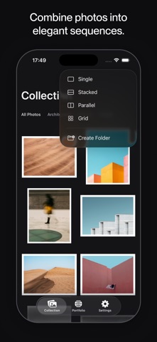 Bordr – Photo Portfolio iPhone screenshot