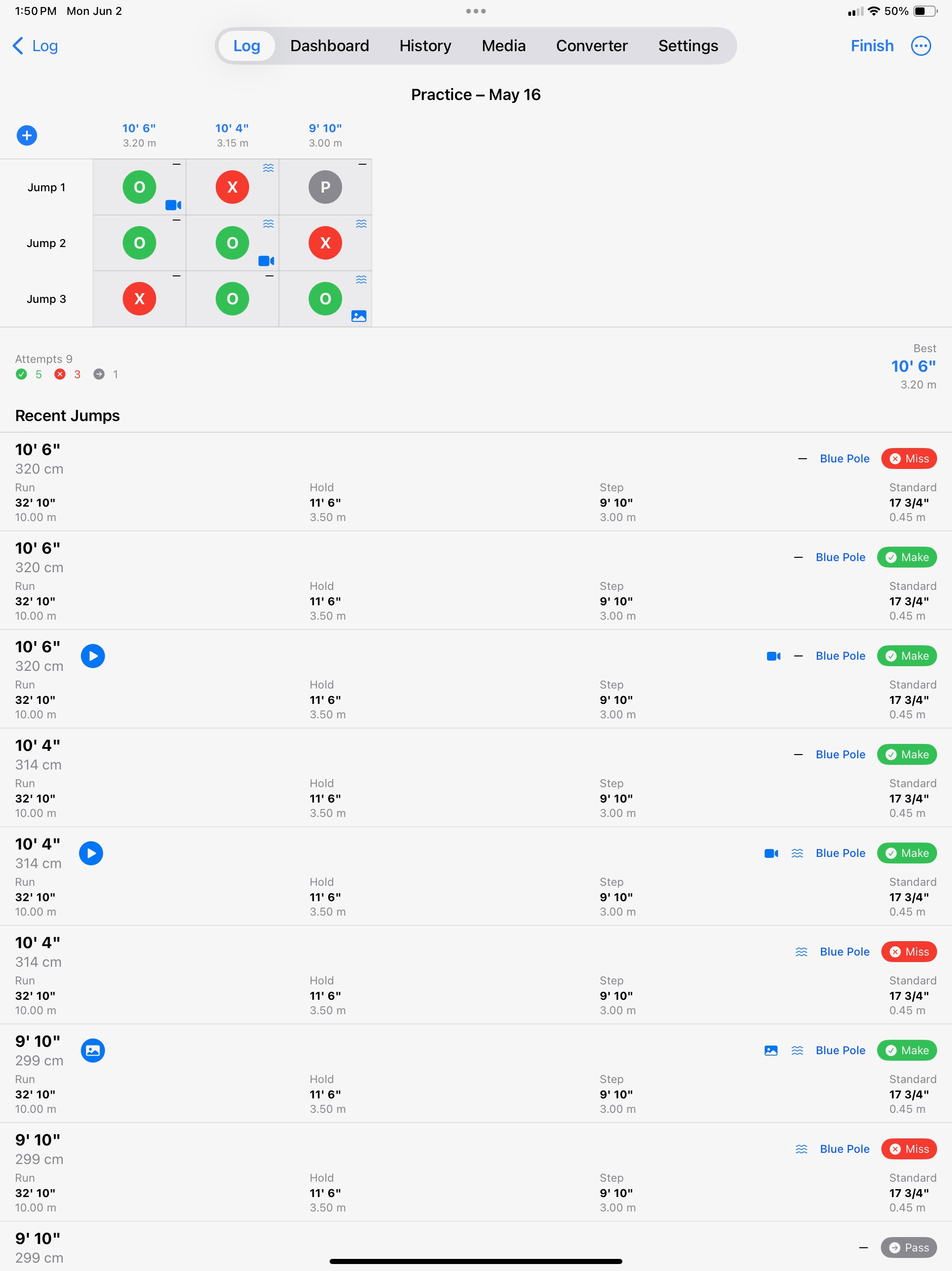 PoleVault Log Pro screenshot 8