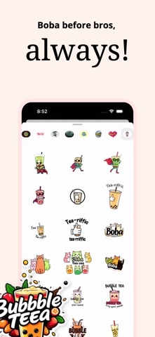 Bubble Tea Stickers Screenshot 4 of 5