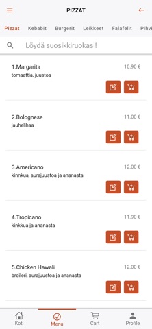 Zeki Pizzeria Virkkalan screenshot