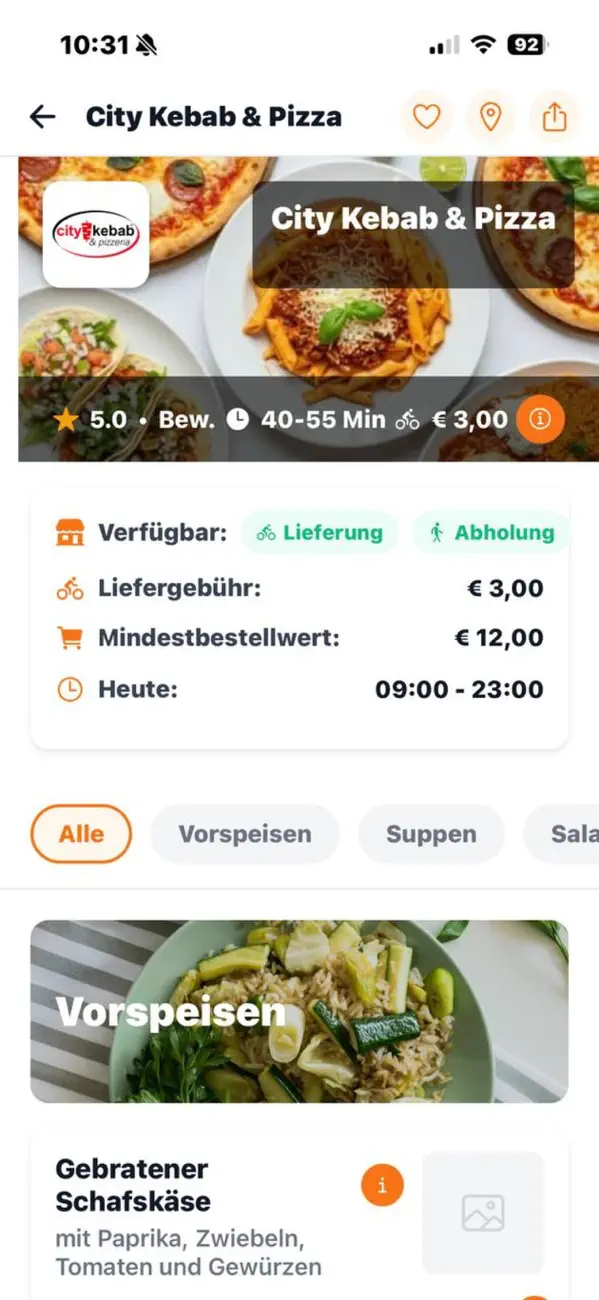 Screenshot #1 pour Lieferzeit.at