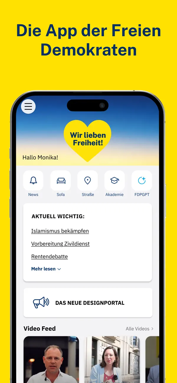 Screenshot #1 pour Freie Demokraten