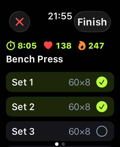 GymGymA: Watch Gym Tracker screenshot 10
