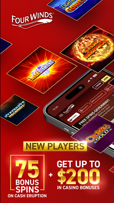 Four Winds Online Casino MI Screenshot