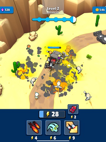 Wild Road Defense iPad screenshot