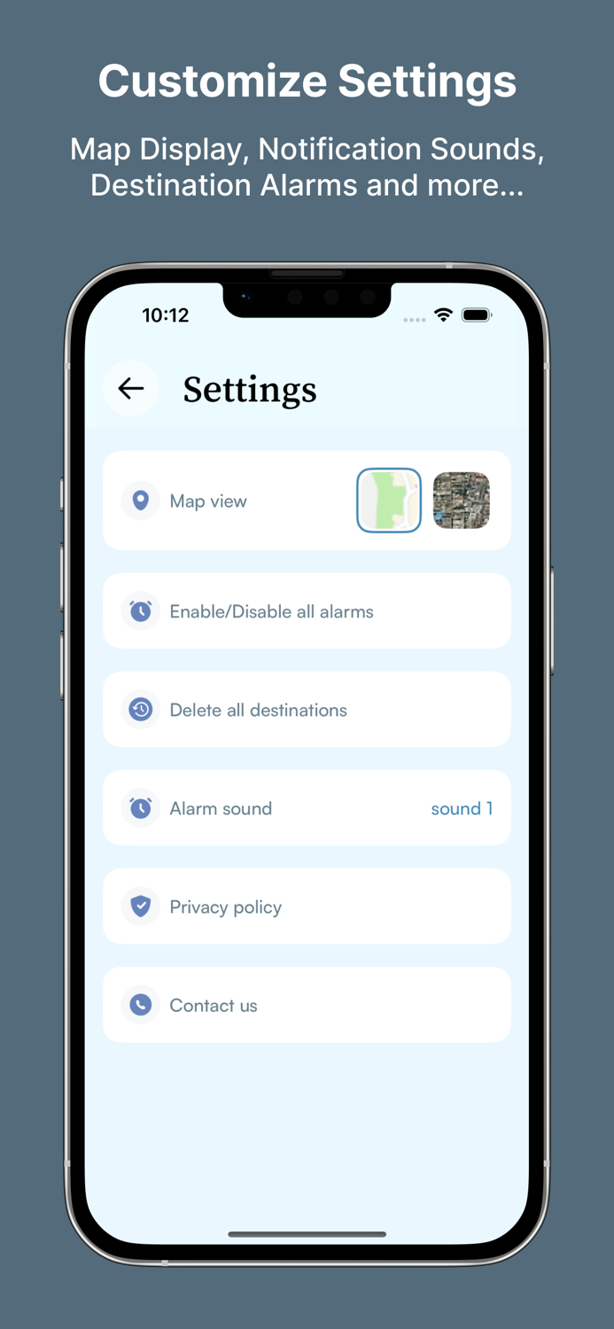 Travel Alarm Notify Alert App