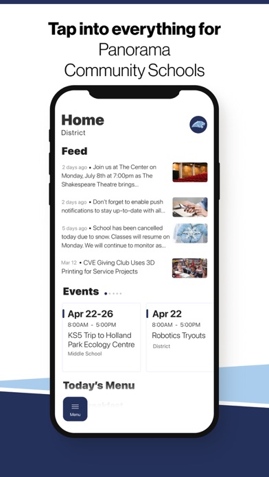 Panorama Community Schools Screenshot
