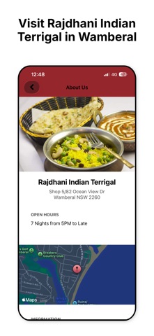 Rajdhani Indian Terrigal screenshot