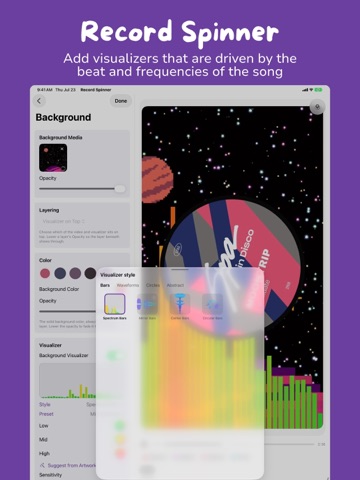 Record Spinner iPad screenshot