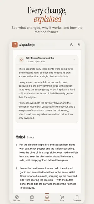 RecipeFix: Recipe Converter screenshot 3