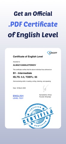 English Level Test Screenshot 4 of 7