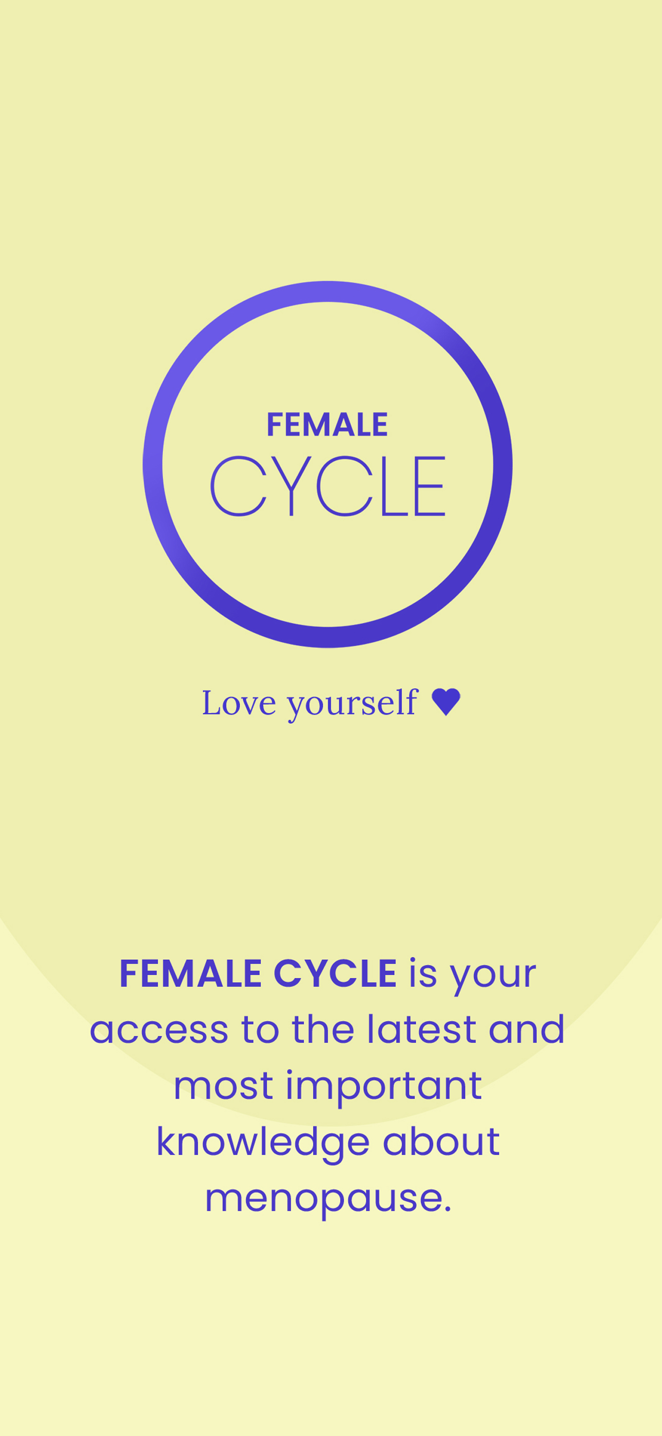 Female Cycle - Love yourself