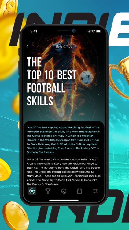 indiBE7: Football & Sport App