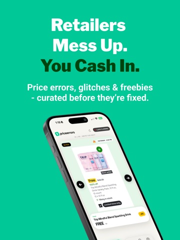 priceerrors - Deals iPad screenshot