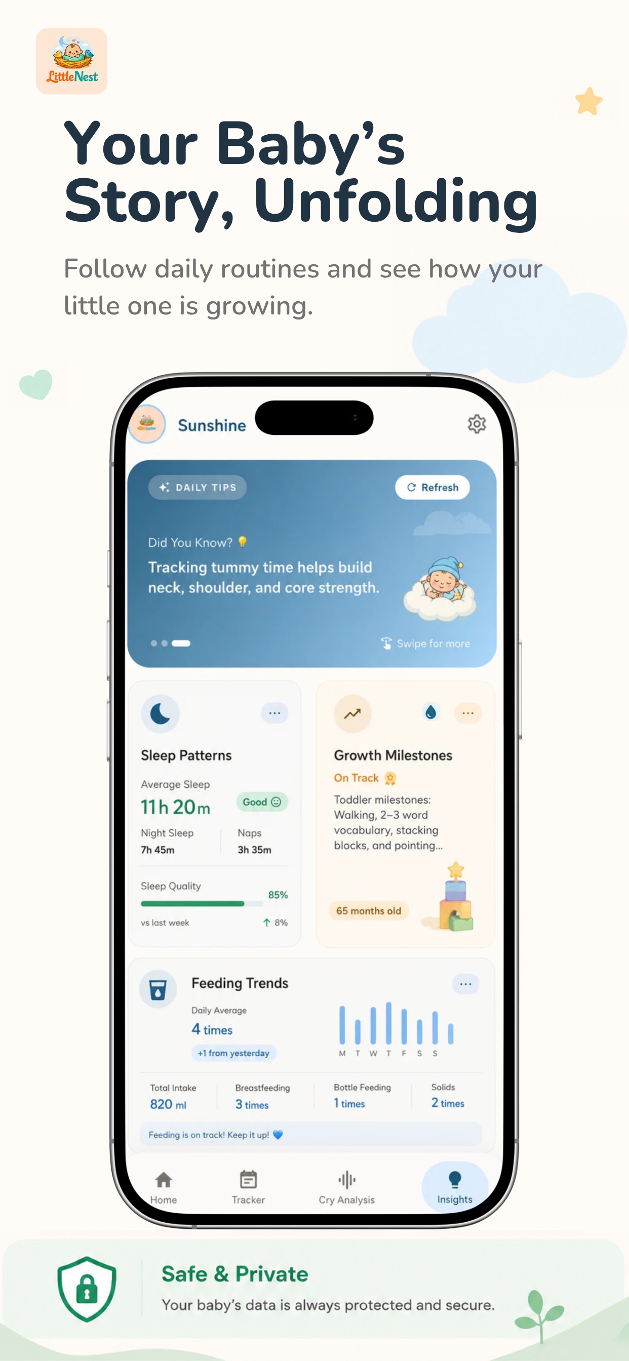 Screenshot 5 of LittleNest - Baby care app