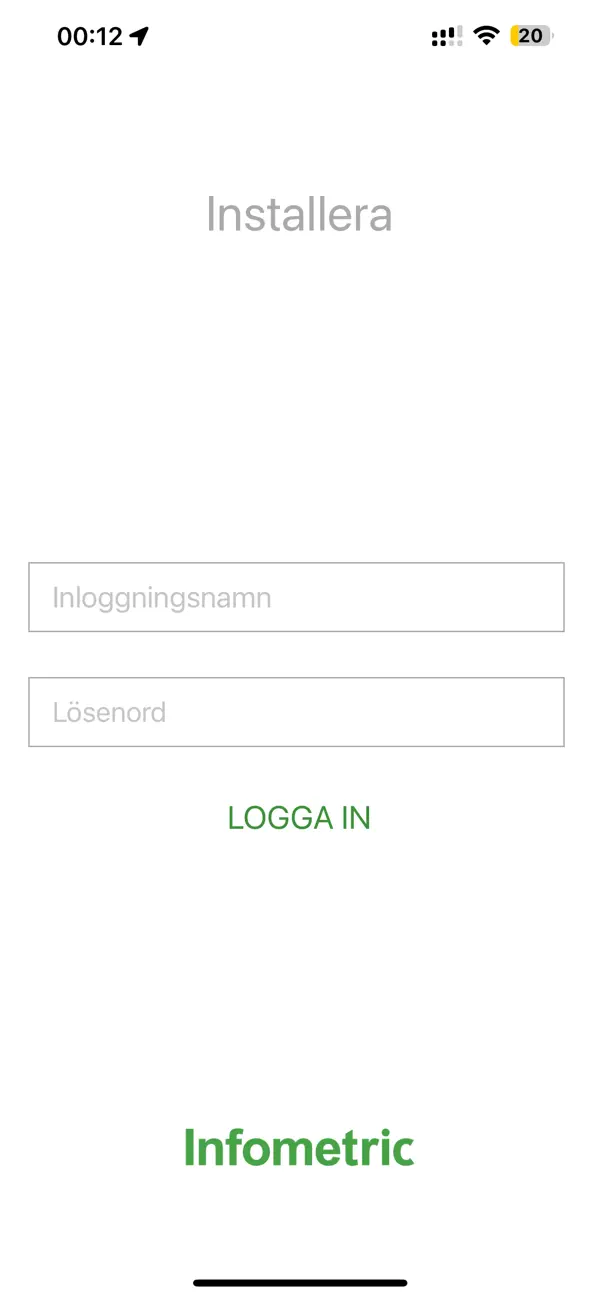 Screenshot #1 pour Infometric Installera