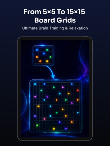 Color Link Puzzle: Griddots iPad screenshot