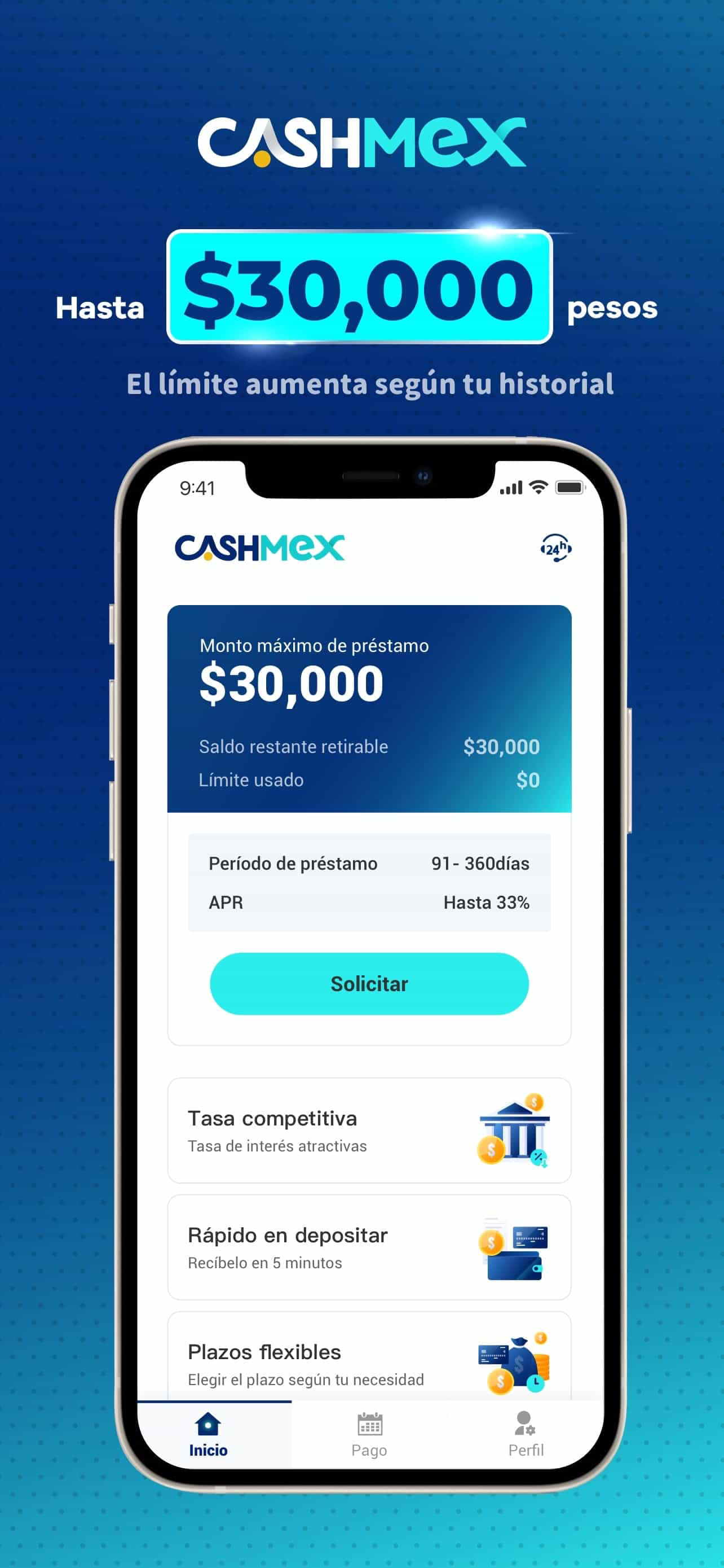 CashMex: Préstamo de crédito