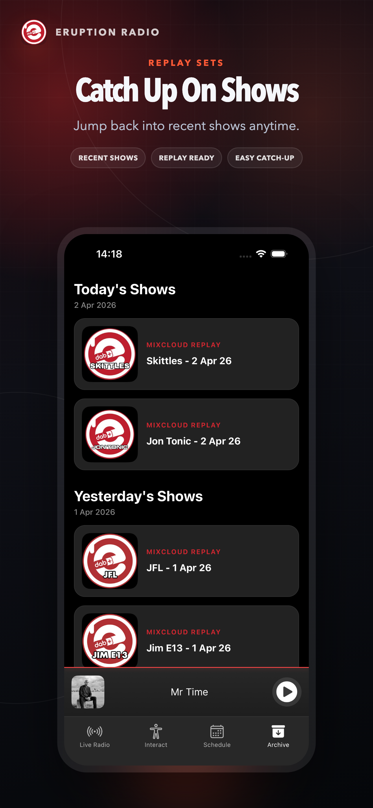 Eruption Radio screenshot 3