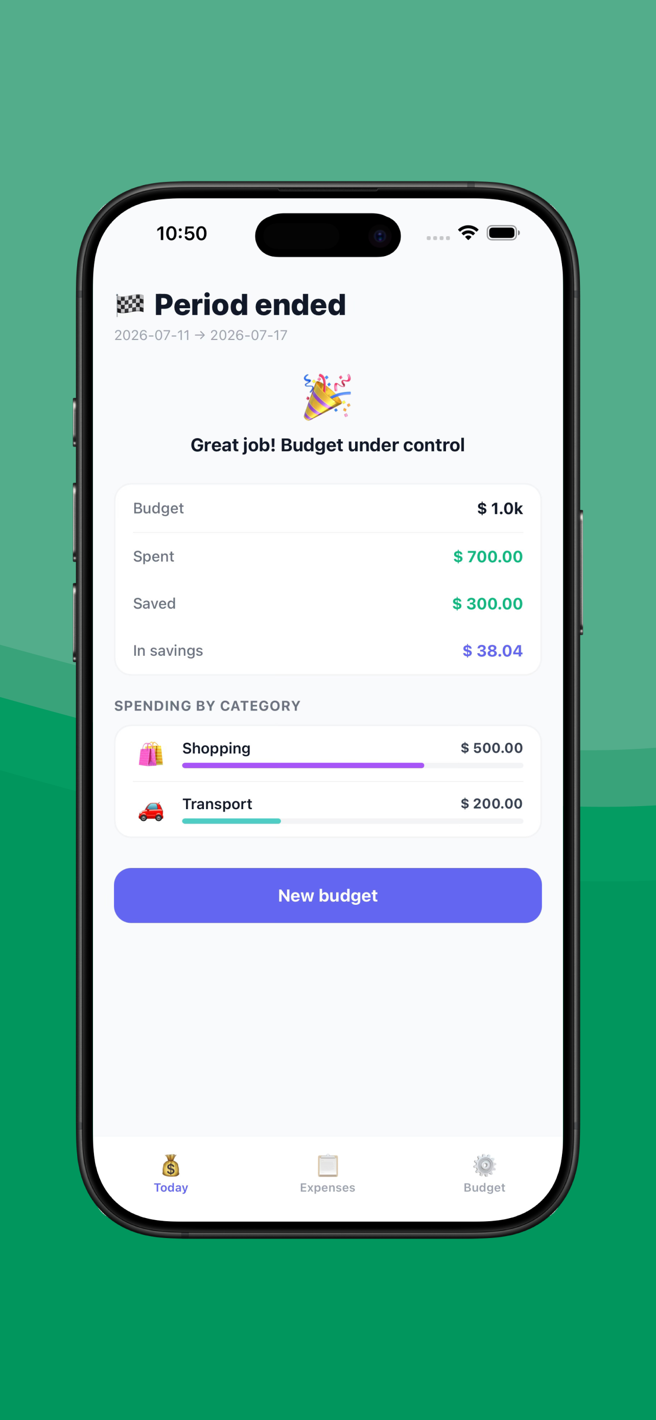 Stashy - Daily budget tracker screenshot 7