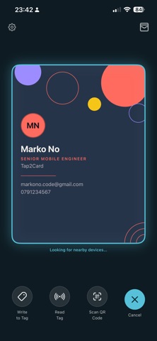 Tap2Card Screenshot 2 of 5