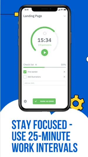 Pomodoro Focus Timer & Planner screenshot 2