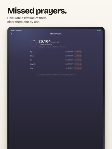 Vakit: Prayer Times Widget iPad screenshot