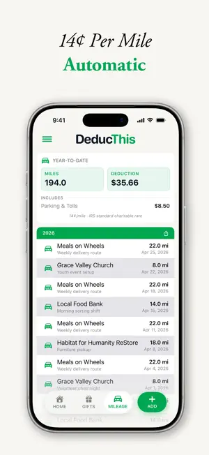 Donation Tracker: DeducThis screenshot 4