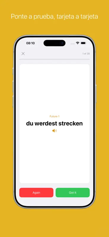 Verbes allemands Pro screenshot 5 of 9