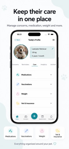 Lumps & Bumps: Pet Tracker screenshot