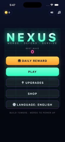 Nexus: Merge, Defend, Survive! screenshot 1