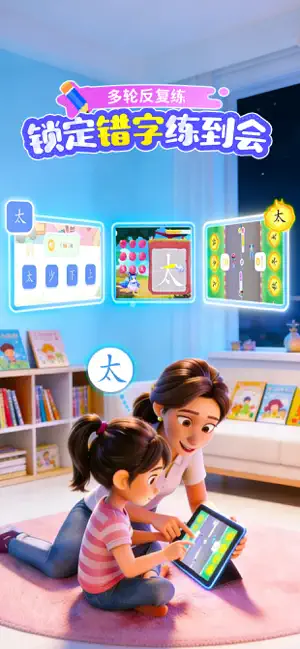 宝宝巴士汉字-儿童识字认字早教启蒙学习软件 iPhone screenshot 3