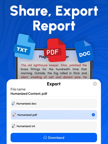 AI Detector, Humanize AI Text iPad screenshot