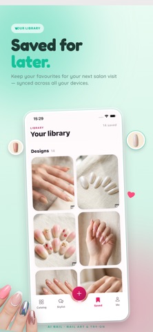 AI Nail: Nail Art & Try-On iPhone screenshot