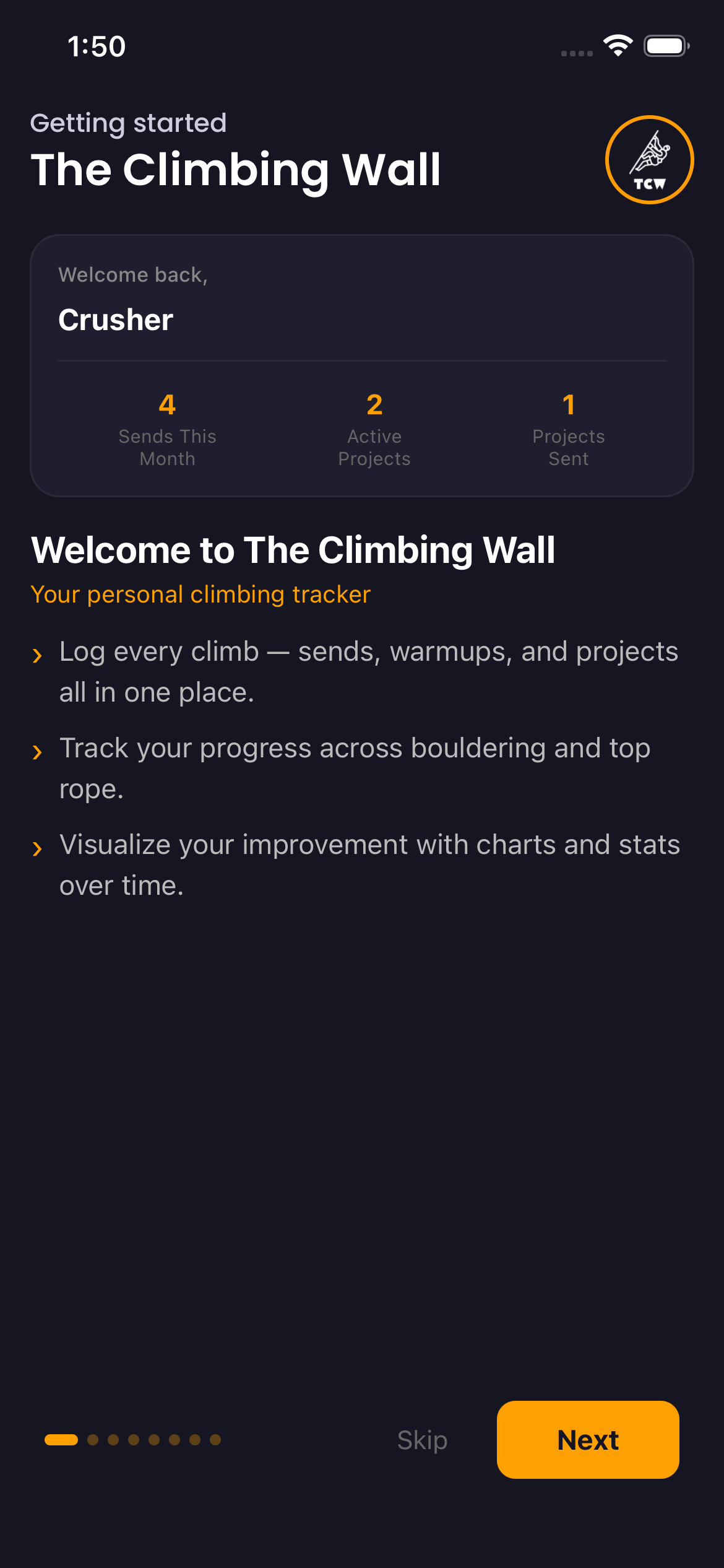 The Climbing Wall