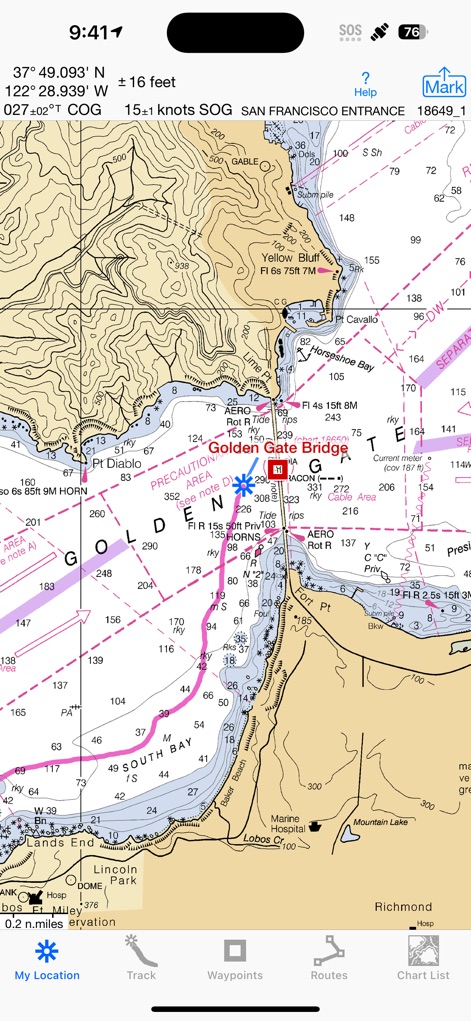 iSailGPS : NOAA USA RNC Charts - App de Navegación | MWM