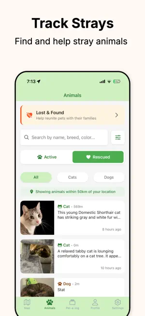 StraySync - Find Stray Cat&Dog screenshot 4