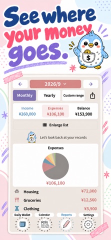 Penpoke - Cute Budget &Expense screenshot 4