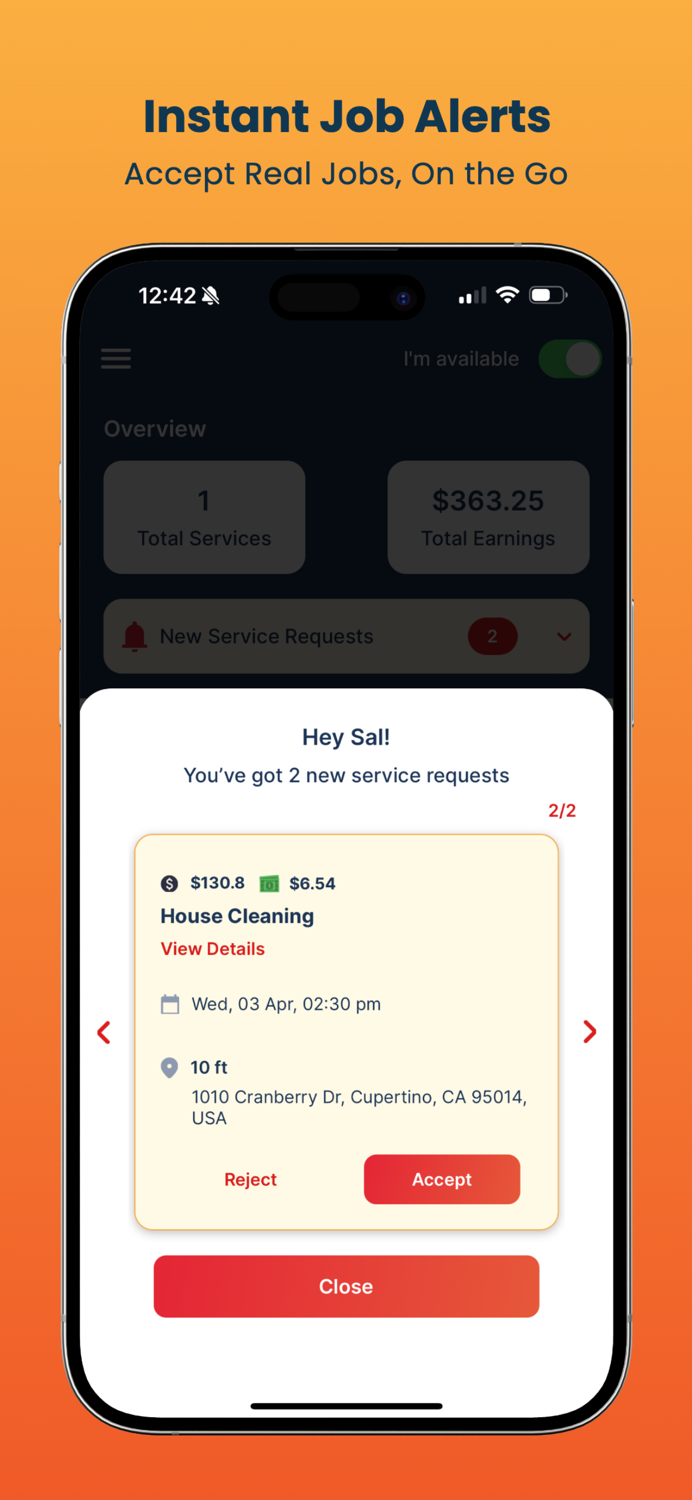InstaService Pro Work Smartly