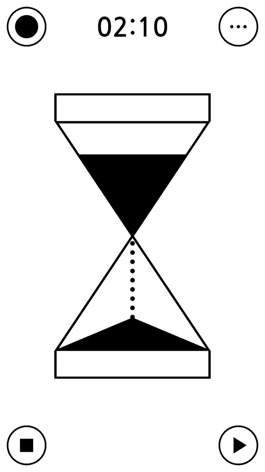 #1. Pocket Hourglass Timer (iOS) Podle: HARASHOW Interactive