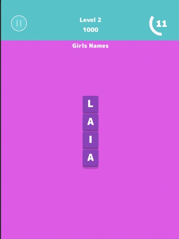 Letter - Shuffle iPad screenshot